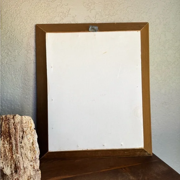 Gloria Eriksen Late 20th Century Butterfly/Nature Gold Framed Artwork